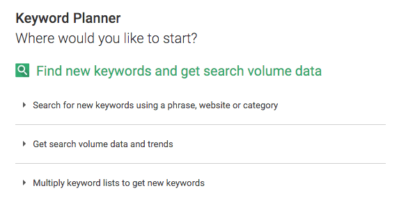 Keyword Planner